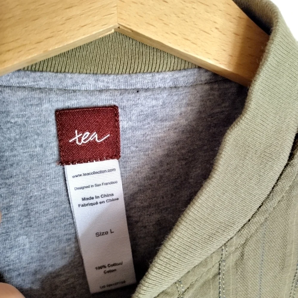 Tea Collection full zip unisex Jacket sz L